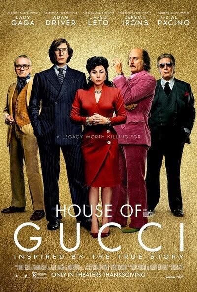 finer than a gucci leather prada mivie|House of Gucci movie review & film summary (2021) .